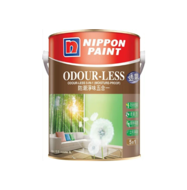 立邦 防潮淨味五合一內牆乳膠漆 (1升)