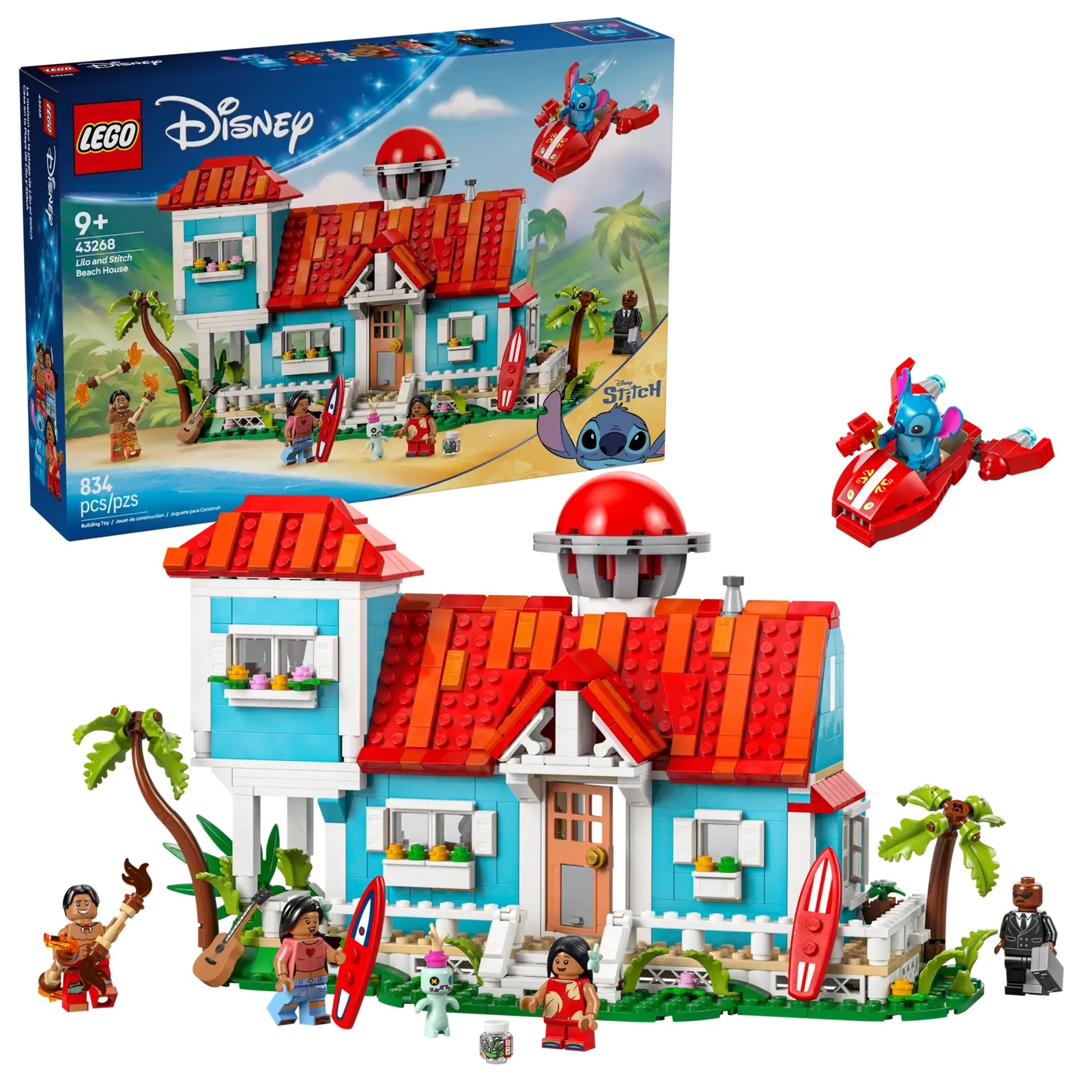 [飛米樂高積木專賣店] LEGO 43268 Disney-星際寶貝海灘小屋