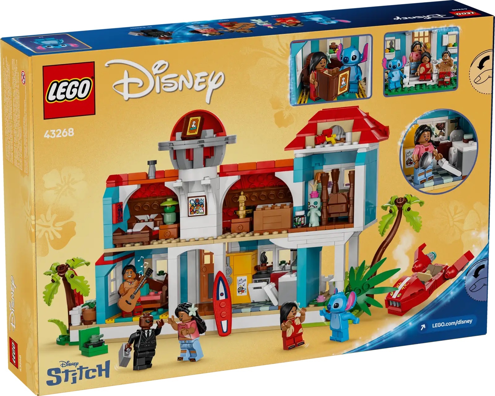 [飛米樂高積木專賣店] LEGO 43268 Disney-星際寶貝海灘小屋