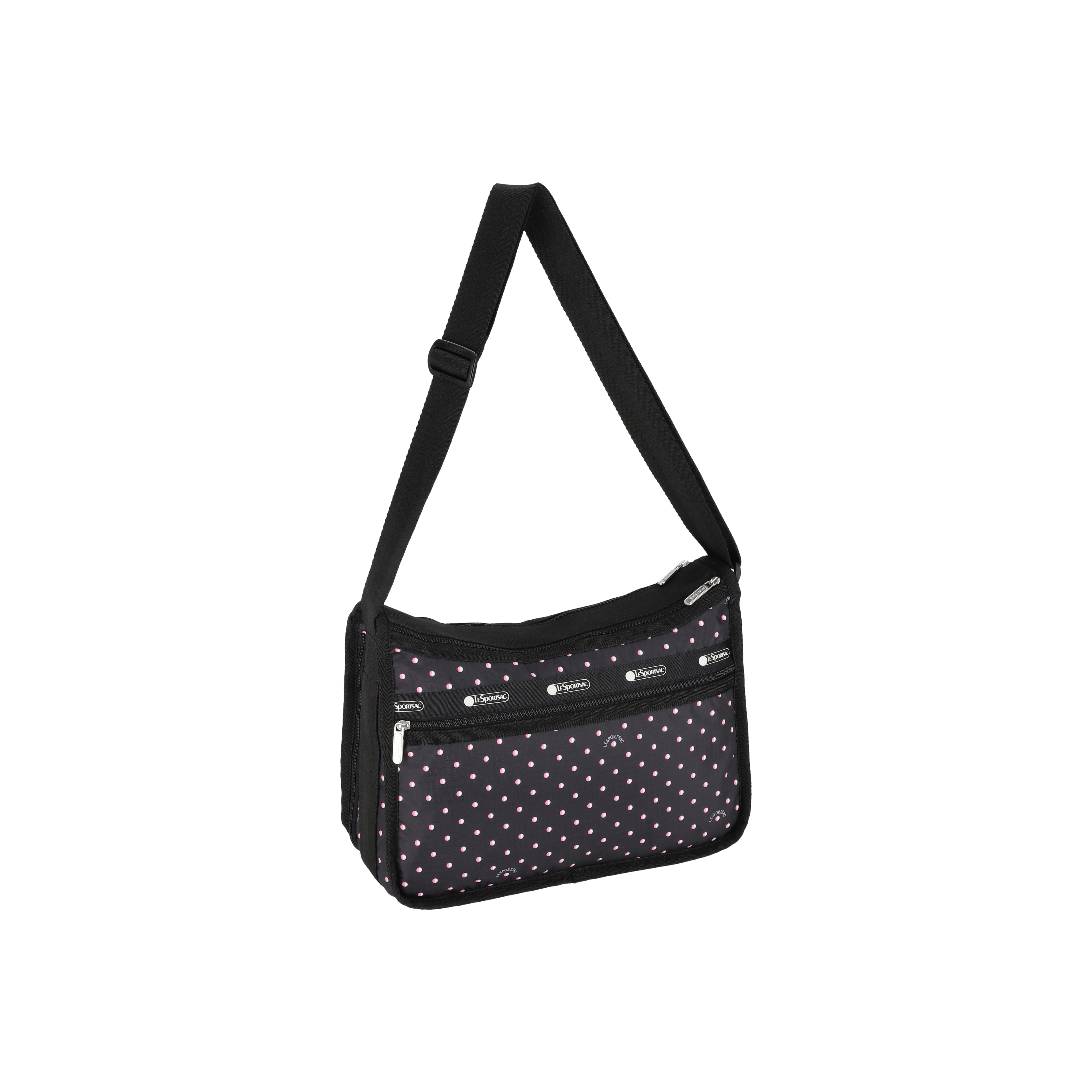 DELUXE 日用斜揹袋 (PINK GEO DOT)