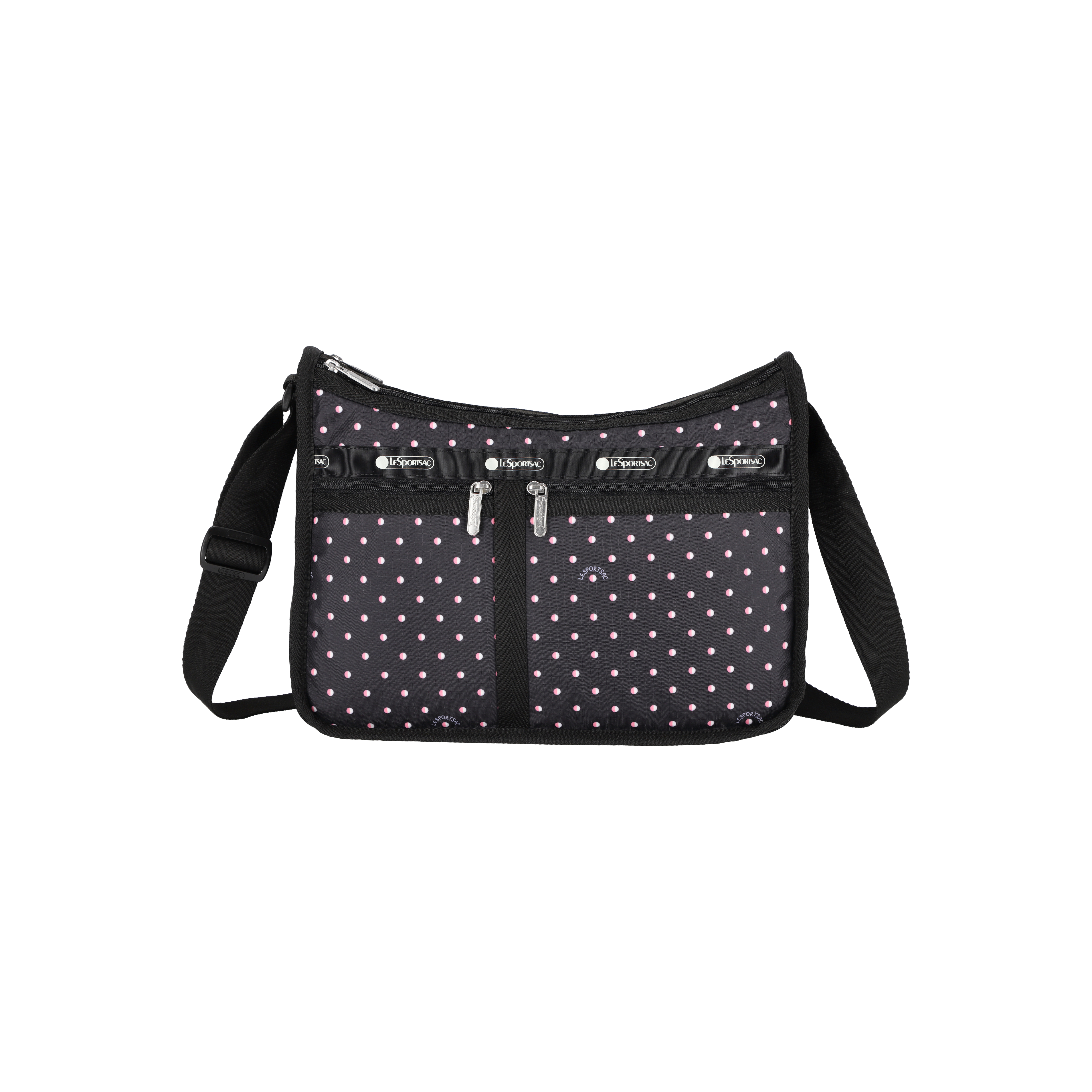 DELUXE 日用斜揹袋 (PINK GEO DOT)