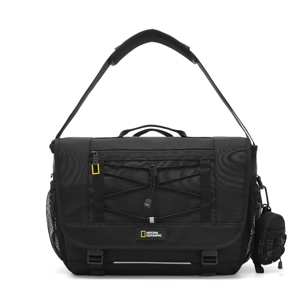 ◆NATIONAL GEOGRAPHIC◆ N255ACR020 Brave Messenger Bag BLACK BRAVE Messenger Bag - BLACK