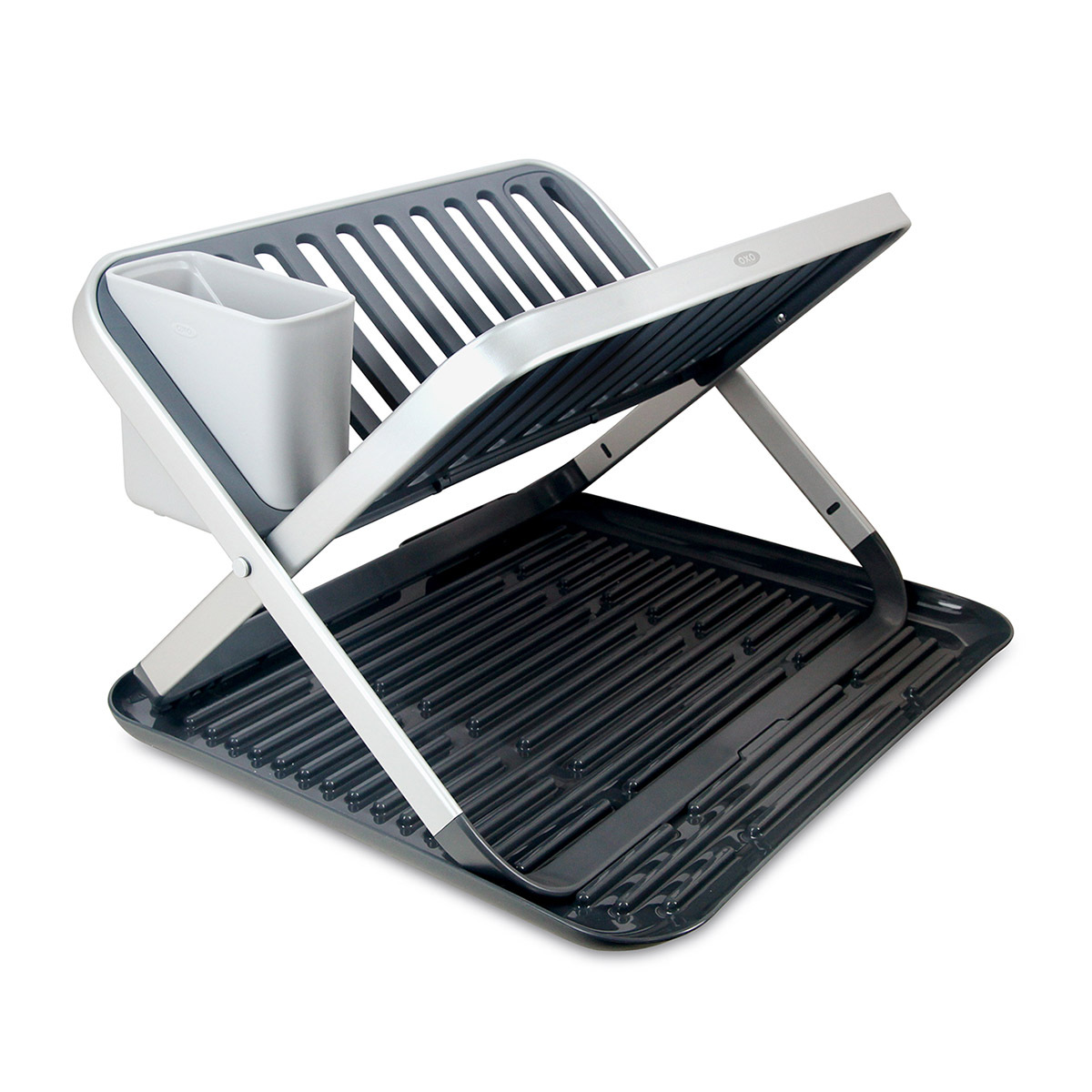 美國品牌OXO Good Grips 41.6 x 37cm 可摺疊 鋁碗碟架 / 瀝水架 -13322800