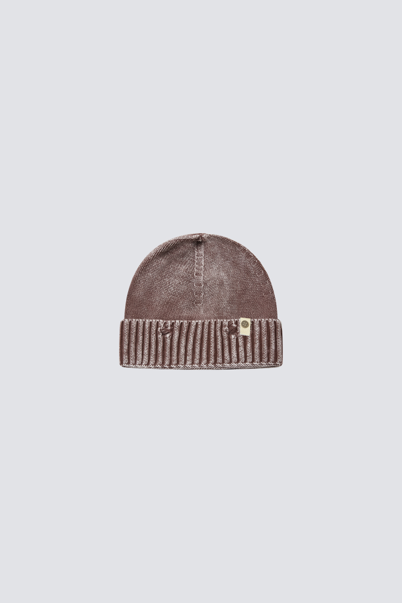 Washed Solid Knitted Beanie｜Brown｜Hong Kong Original Design