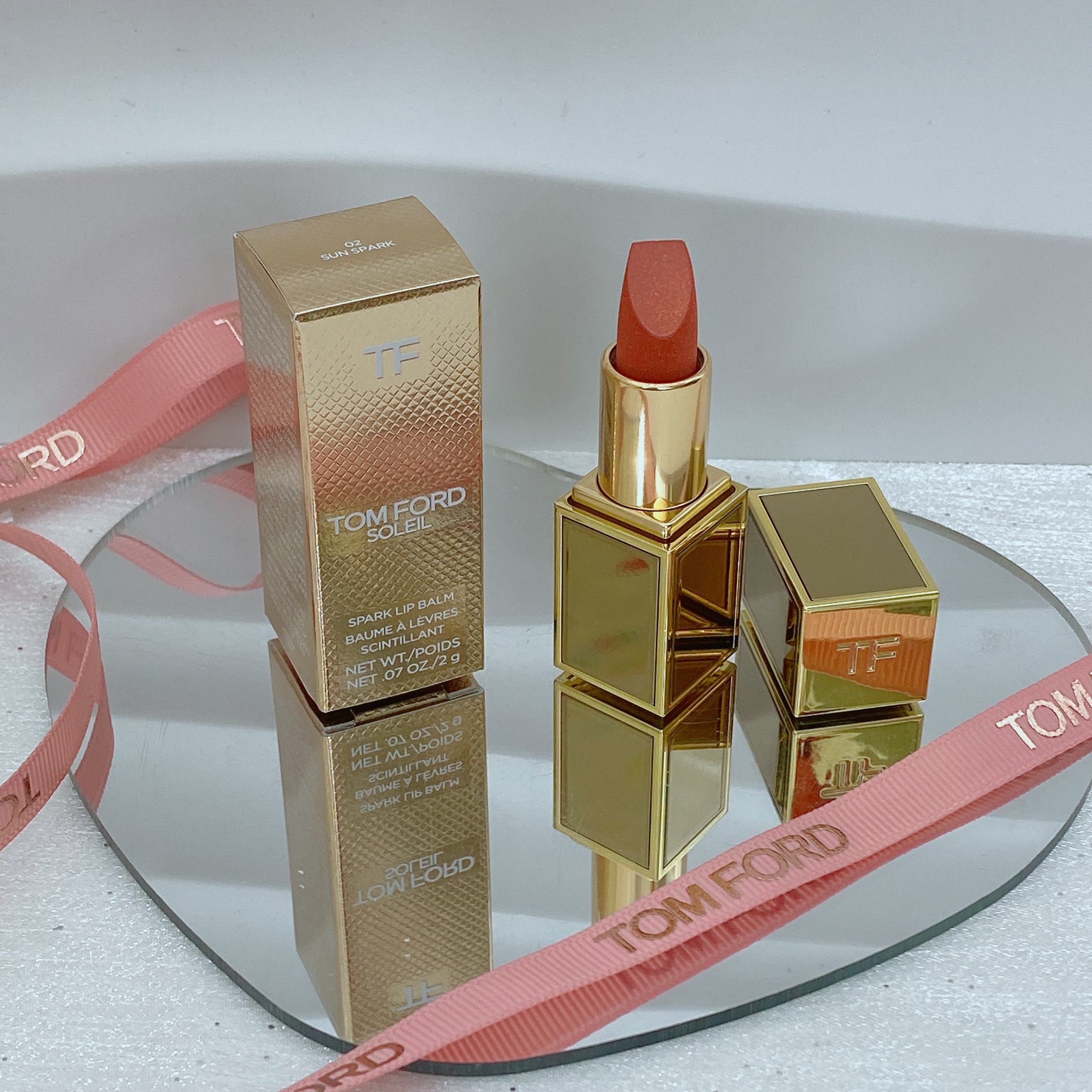 TOM FORD 落日流金限定 閃鑽唇膏 2g#02 Sun Spark