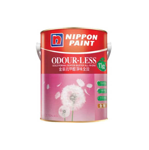 立邦 金裝抗甲醛淨味全效竹炭配方內牆乳膠漆 (5升)