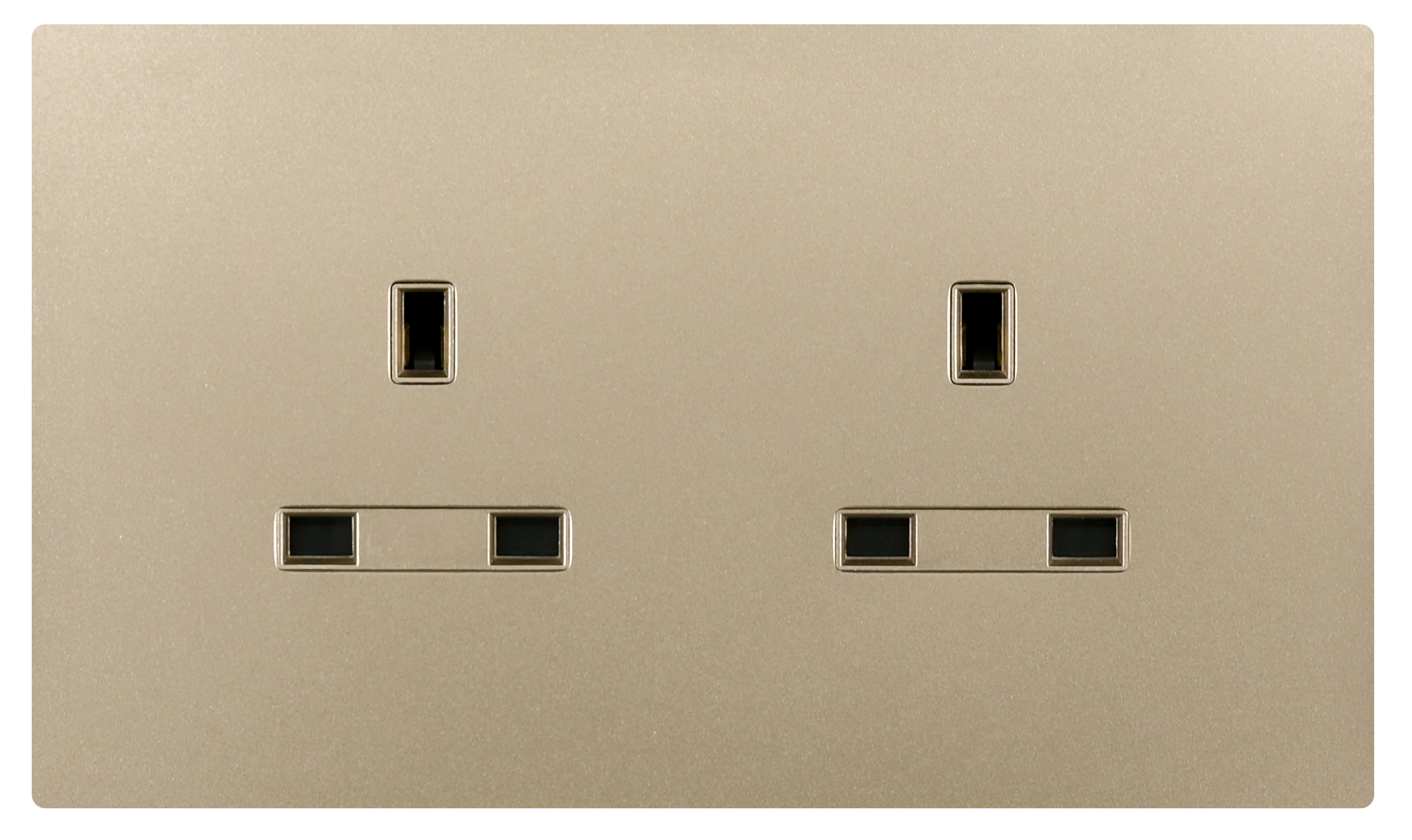 JOVIA 頌雅 13A 2位連保護門插座