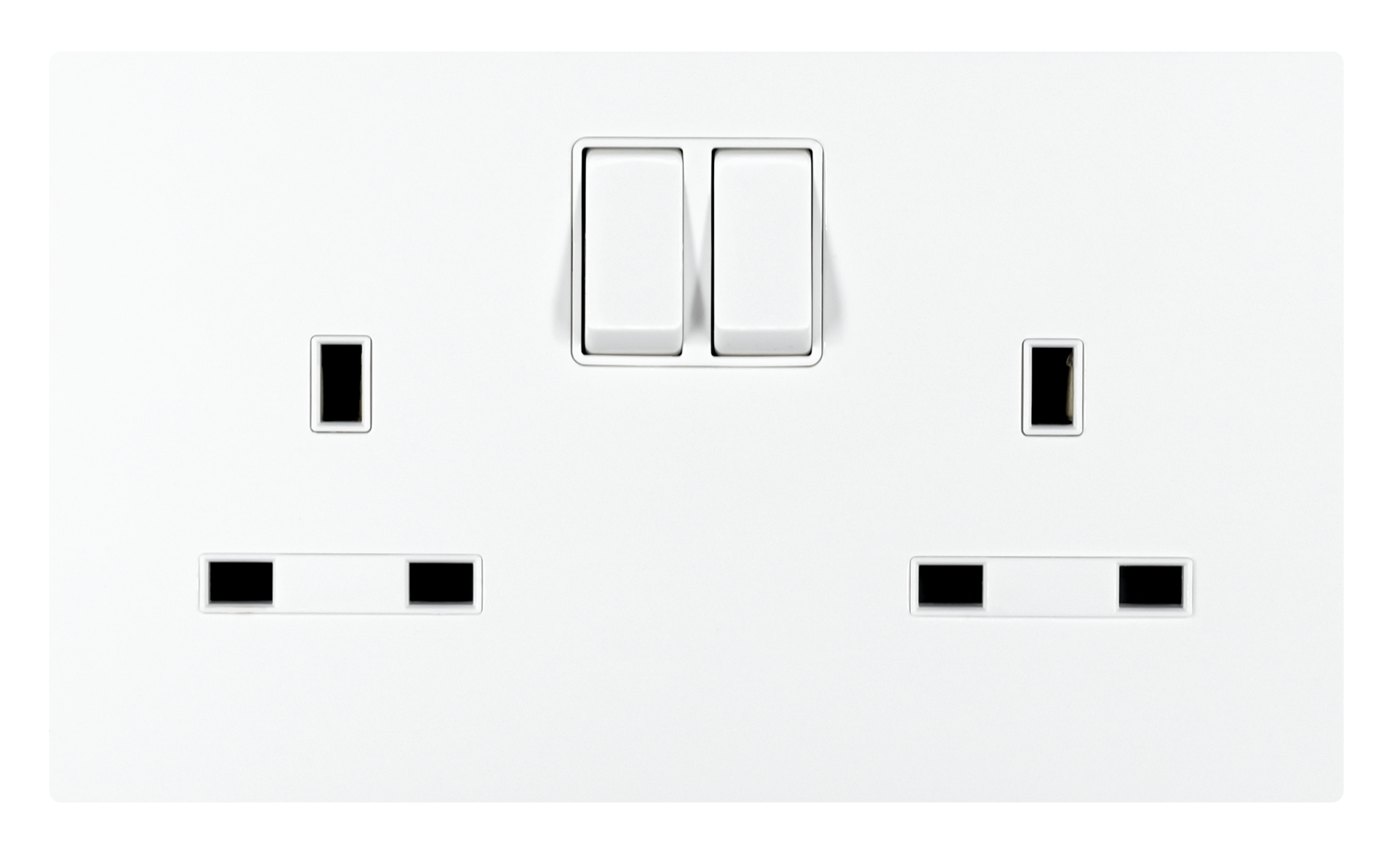 JOVIA 頌雅 13A 2位連保護門有掣插座