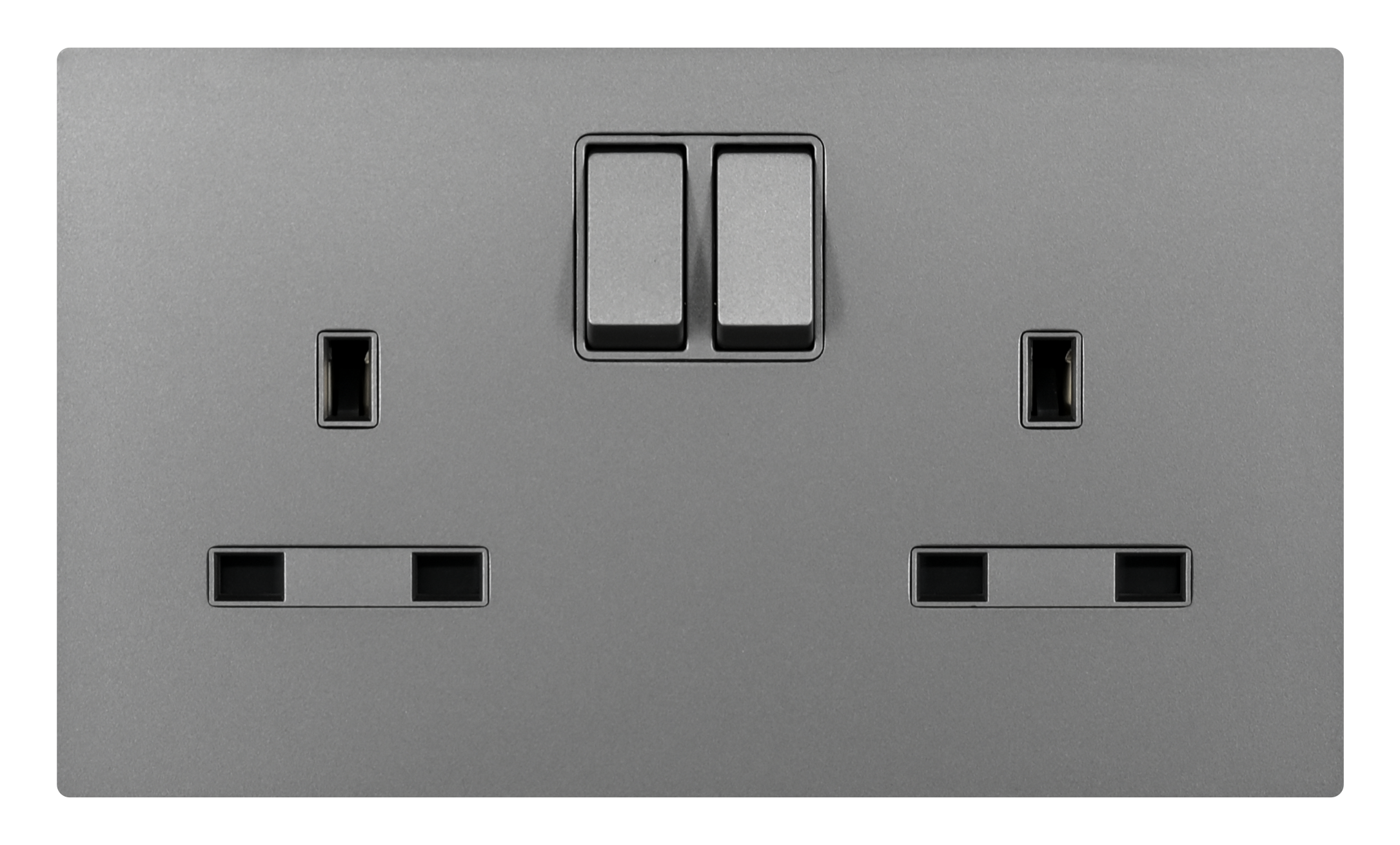 JOVIA 頌雅 13A 2位連保護門有掣插座