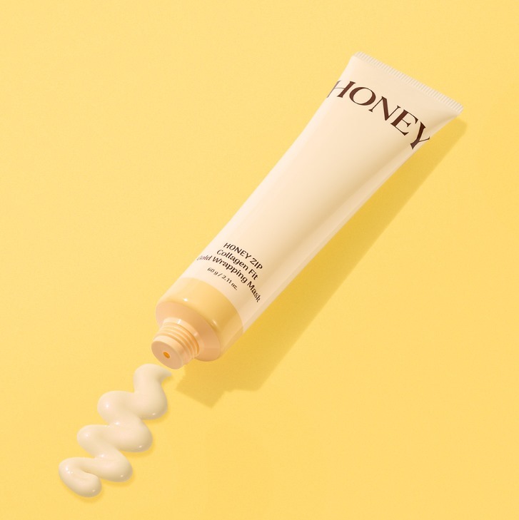 (2337)HONEYZIP 膠原蛋白貼合黃金包裹面膜