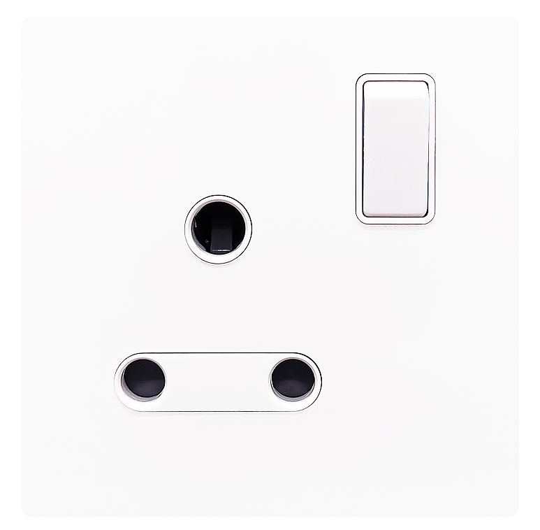 JOVIA 頌雅 15A 單位三腳圓頭有掣插座