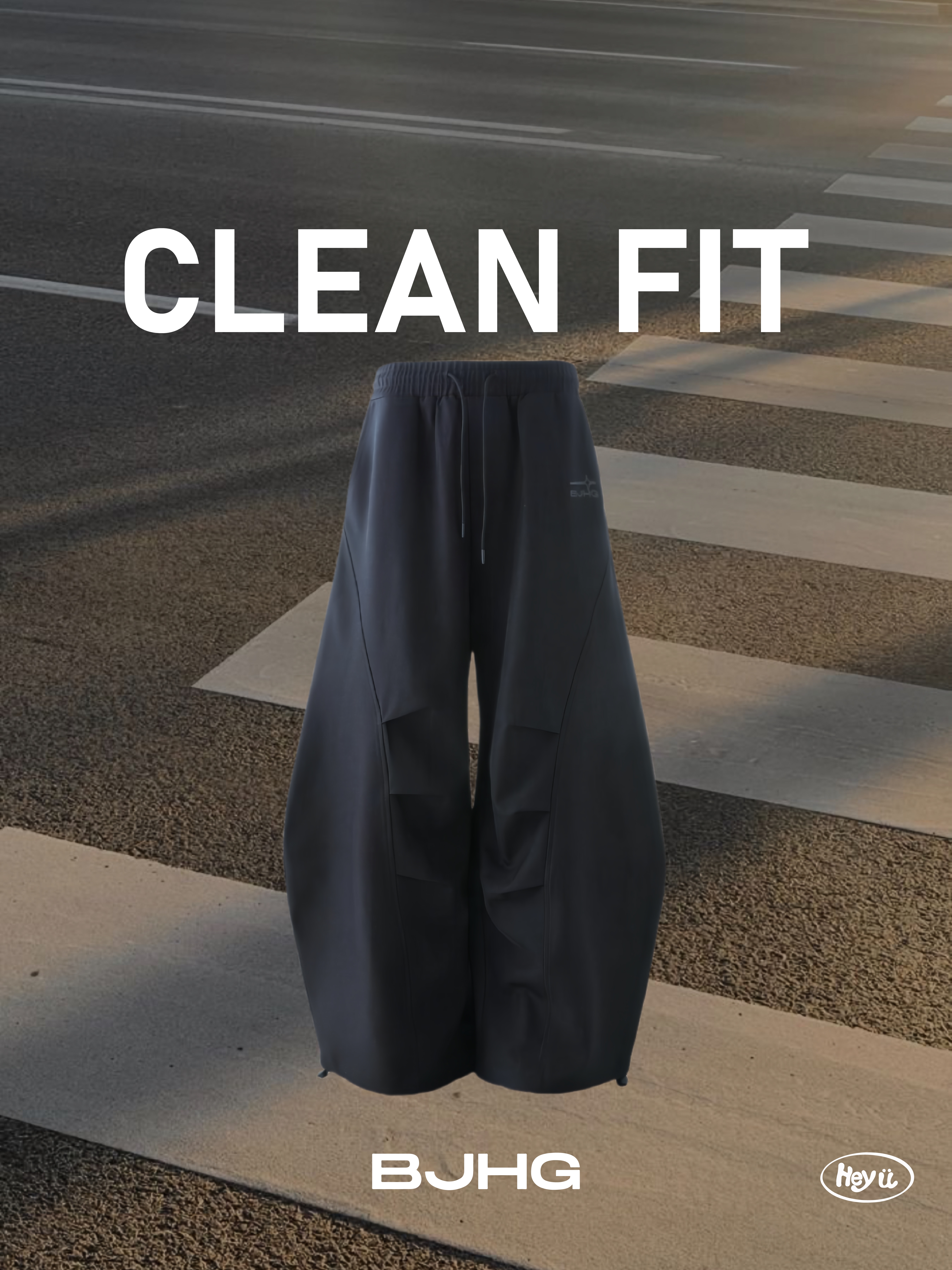 BJHG CLEAN FIT 彎刀垂墜免燙西裝褲(黑/灰/棕)