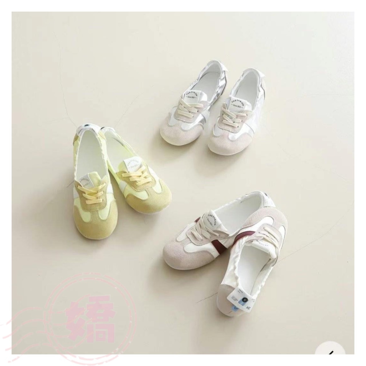 K20002拚色懶人帆布鞋(杏'黃'銀)(230'235'240'245'250)