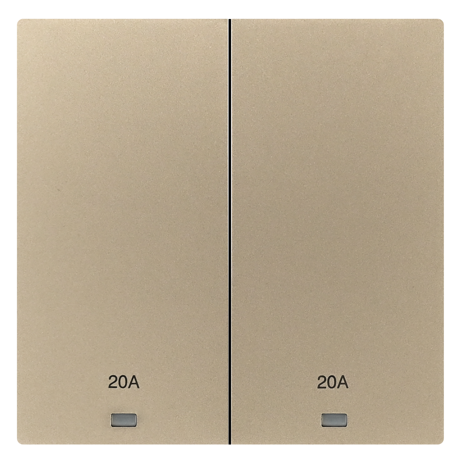 JOVIA 頌雅 20A 2位雙極開關掣連LED指示燈