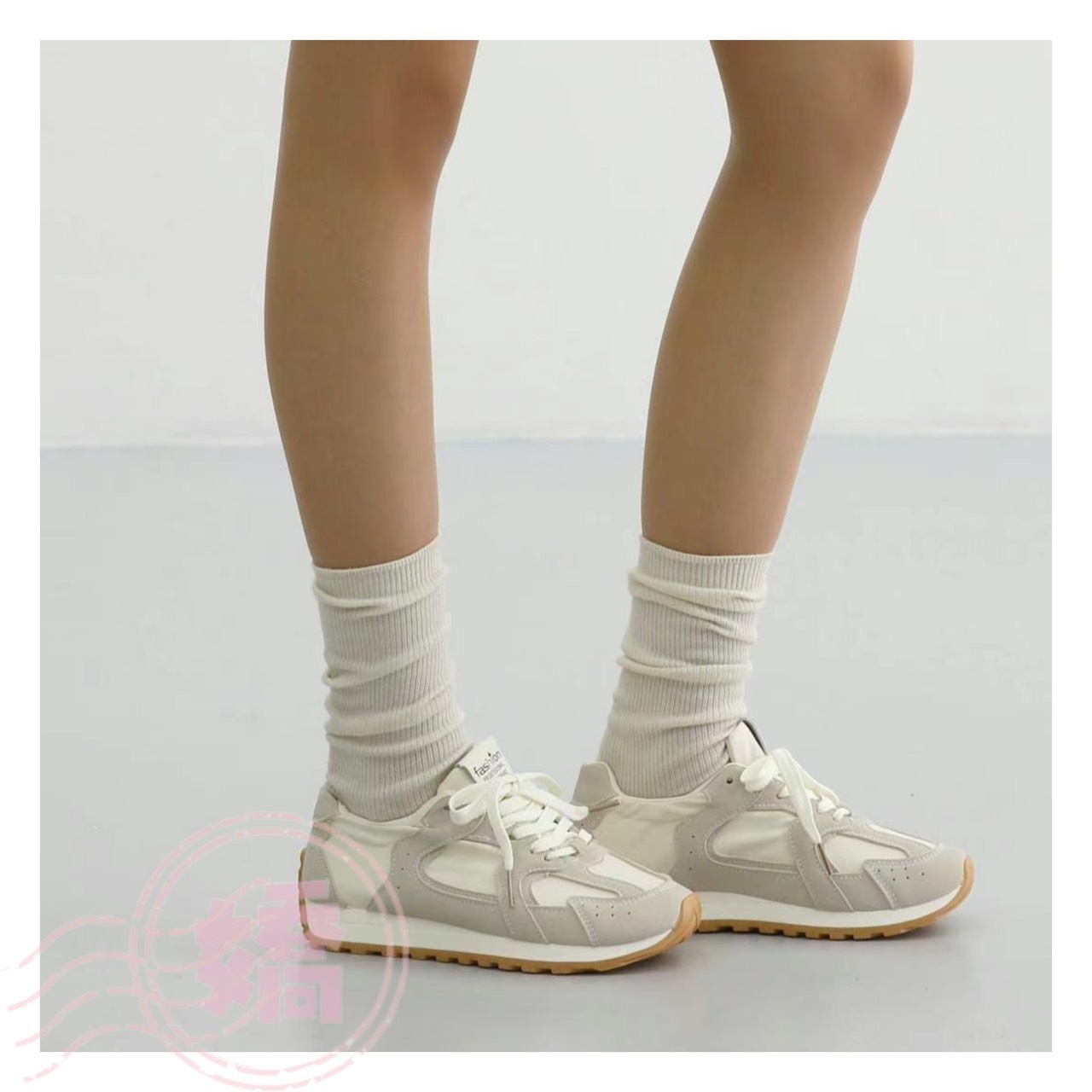 K20004五七四同款休閒鞋(杏'粉'灰)(230'235'240'245'250)