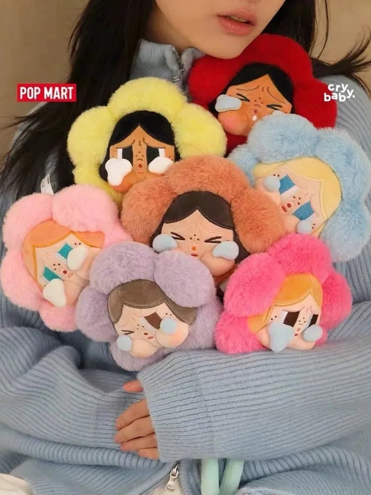 POPMART 泡泡瑪特 CRYBABY 哭娃 悲傷俱樂部 毛絨花朵 盲盒 6+1款 花朵