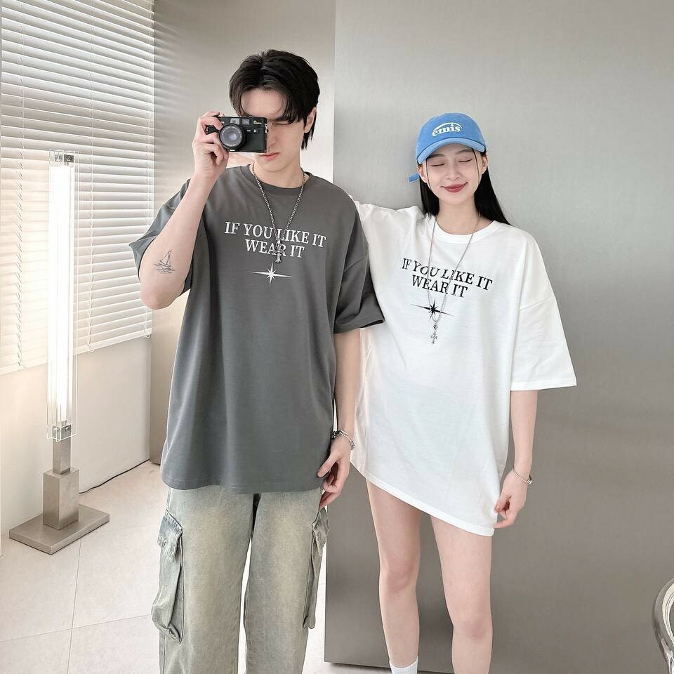 自訂款 IF YOU LIKE IT WEAR IT光芒印花短T IM80823