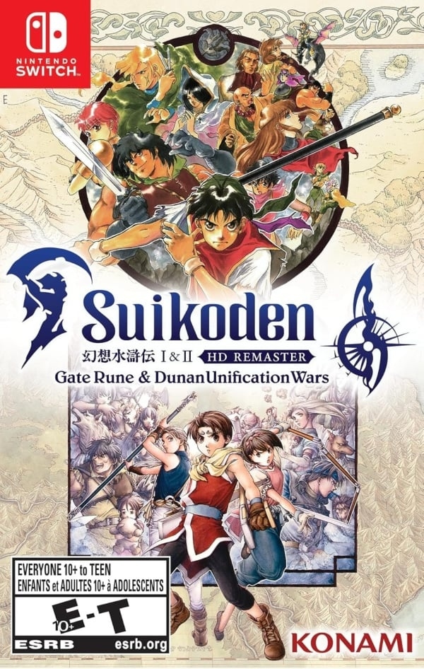Nintendo Switch Suikoden I&II HD Remaster Gate Rune and Dunan Unification Wars