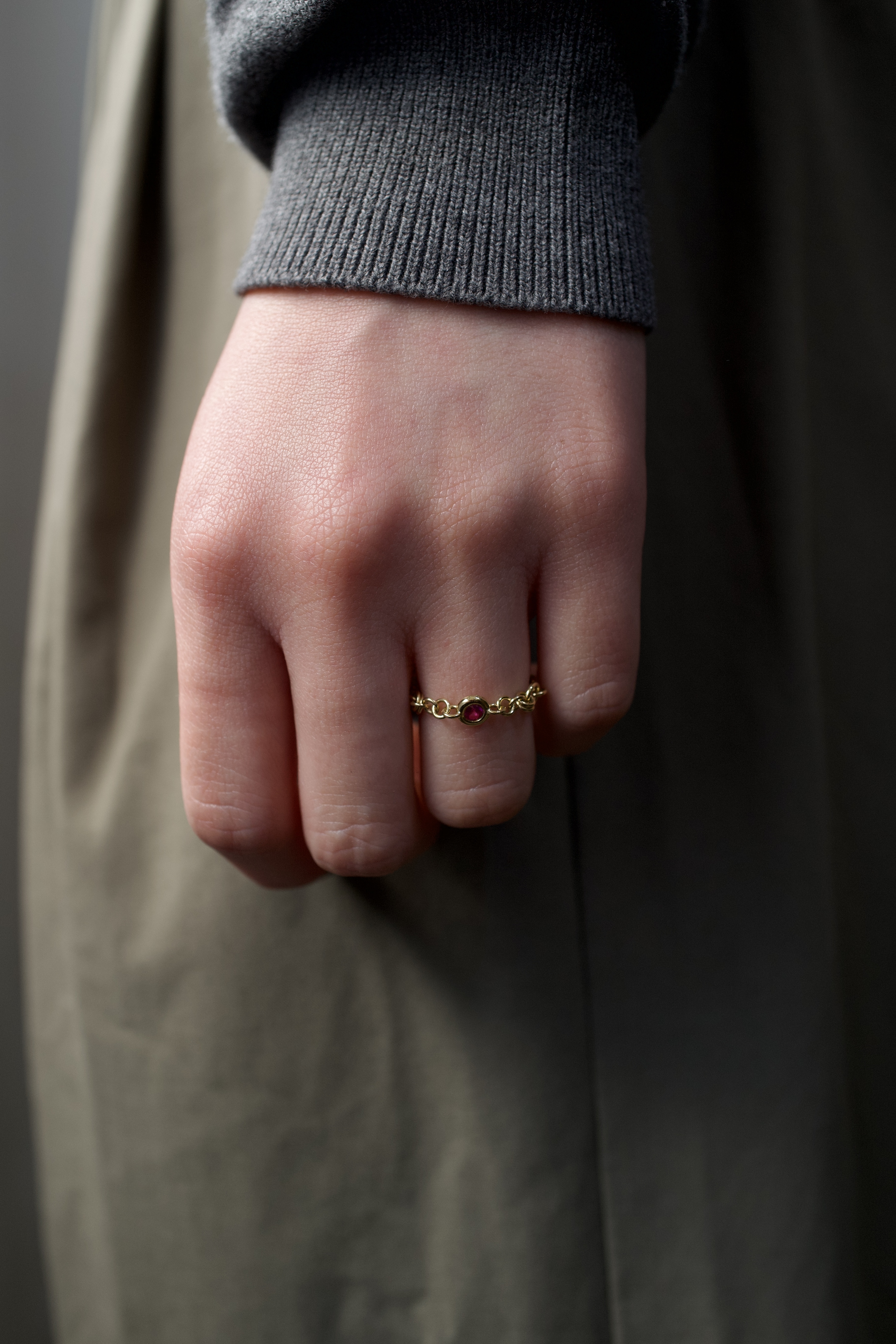 Gravity Estrella YG Rose Ring