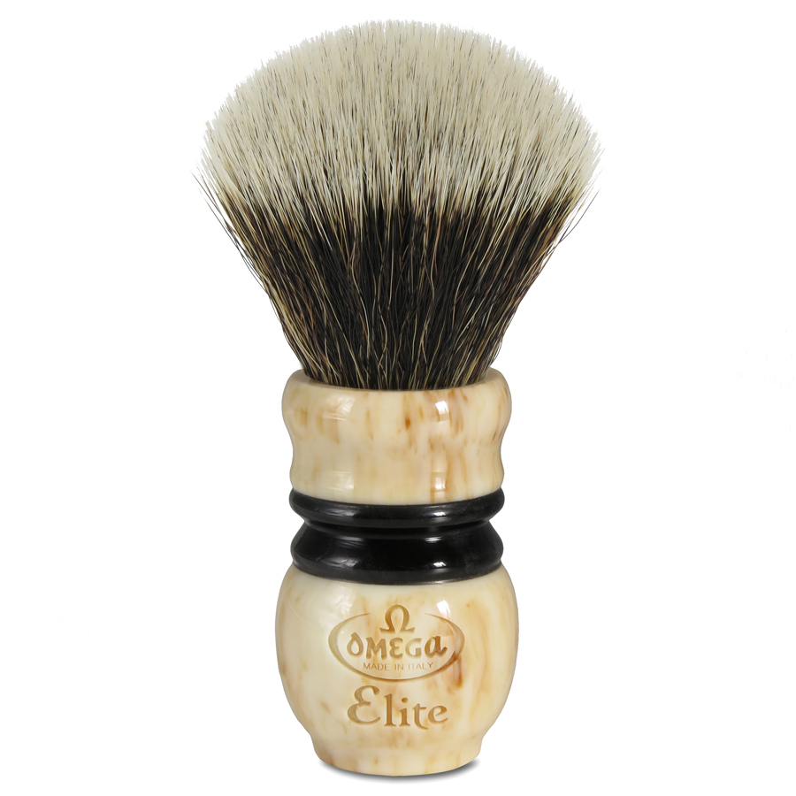Omega Elite 纖維 shaving brush - MB1921 Vintage Edition