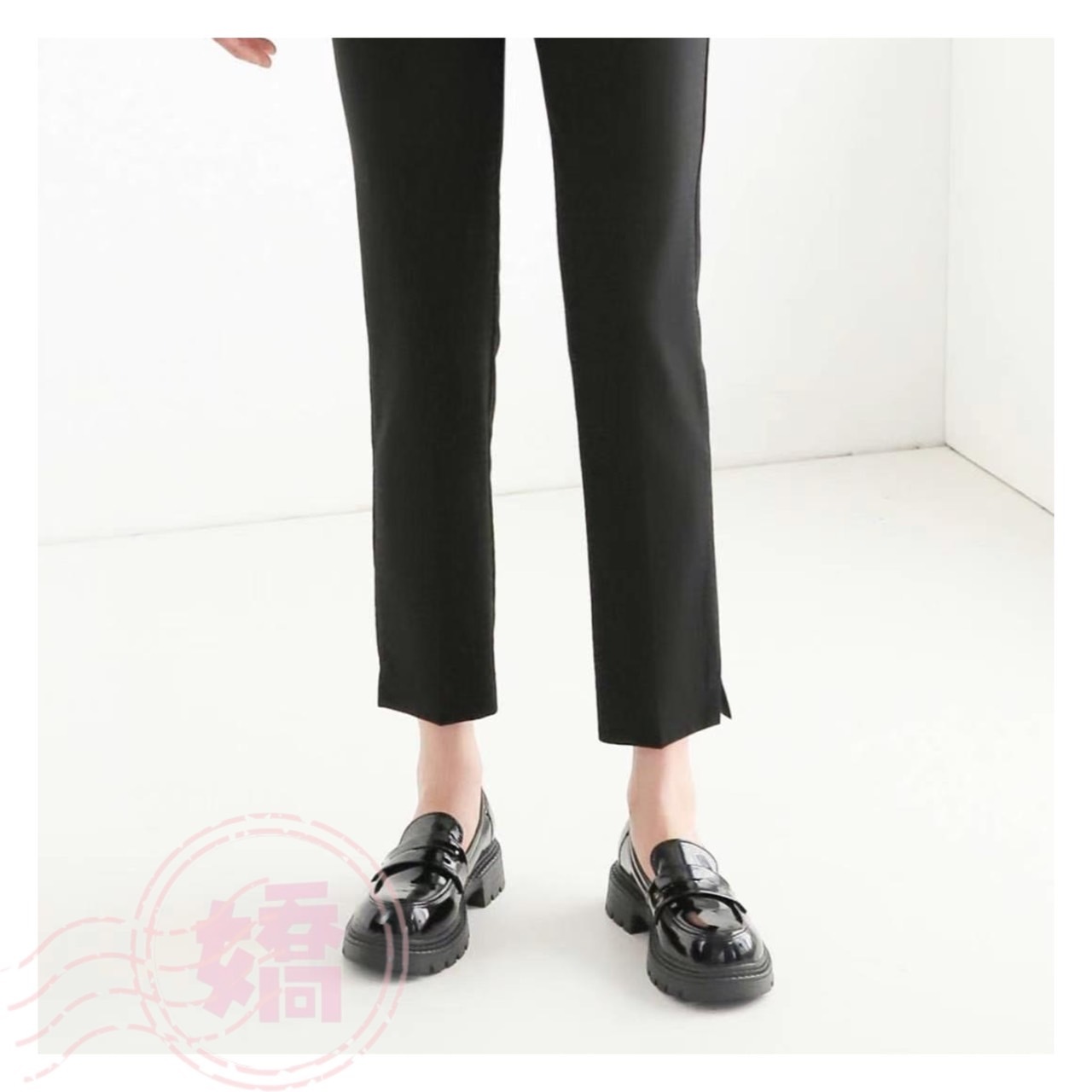 K20007圓頭厚底樂福鞋(亮面'霧面)(230'235'240'245'250)