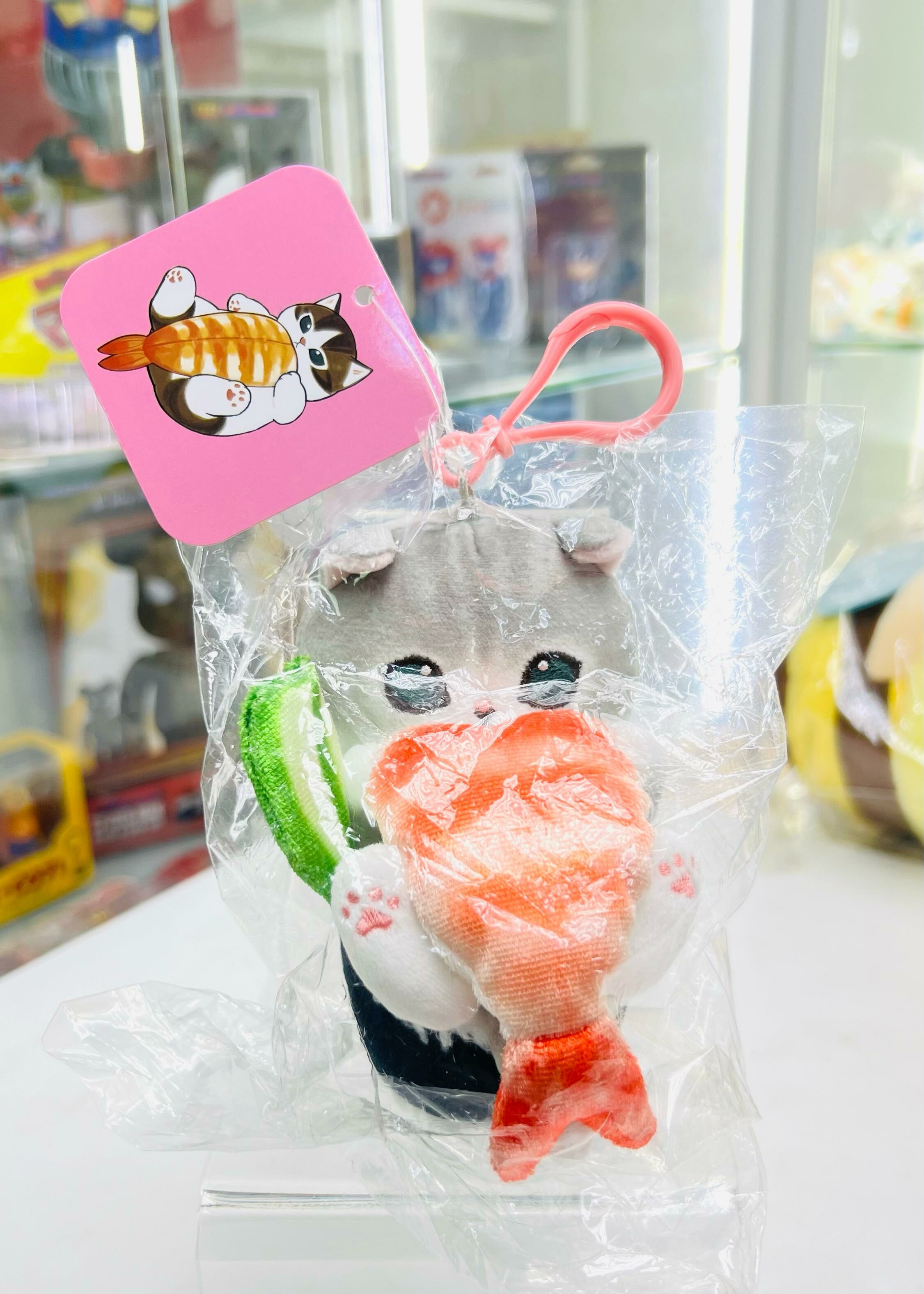 Mofusand Sushi-like Cat Mascot (Shrimp)