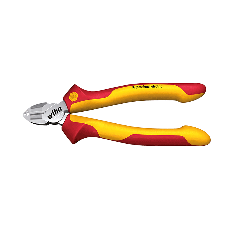 WI26745 6 1/2" 專業型電工絕緣斜口剝線鉗（瑞典式）