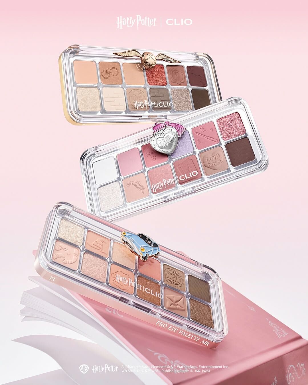 【現貨】🔮 CLIO x Harry Potter🪄 Pro Eye Palette Air 眼影盤 (三色入)