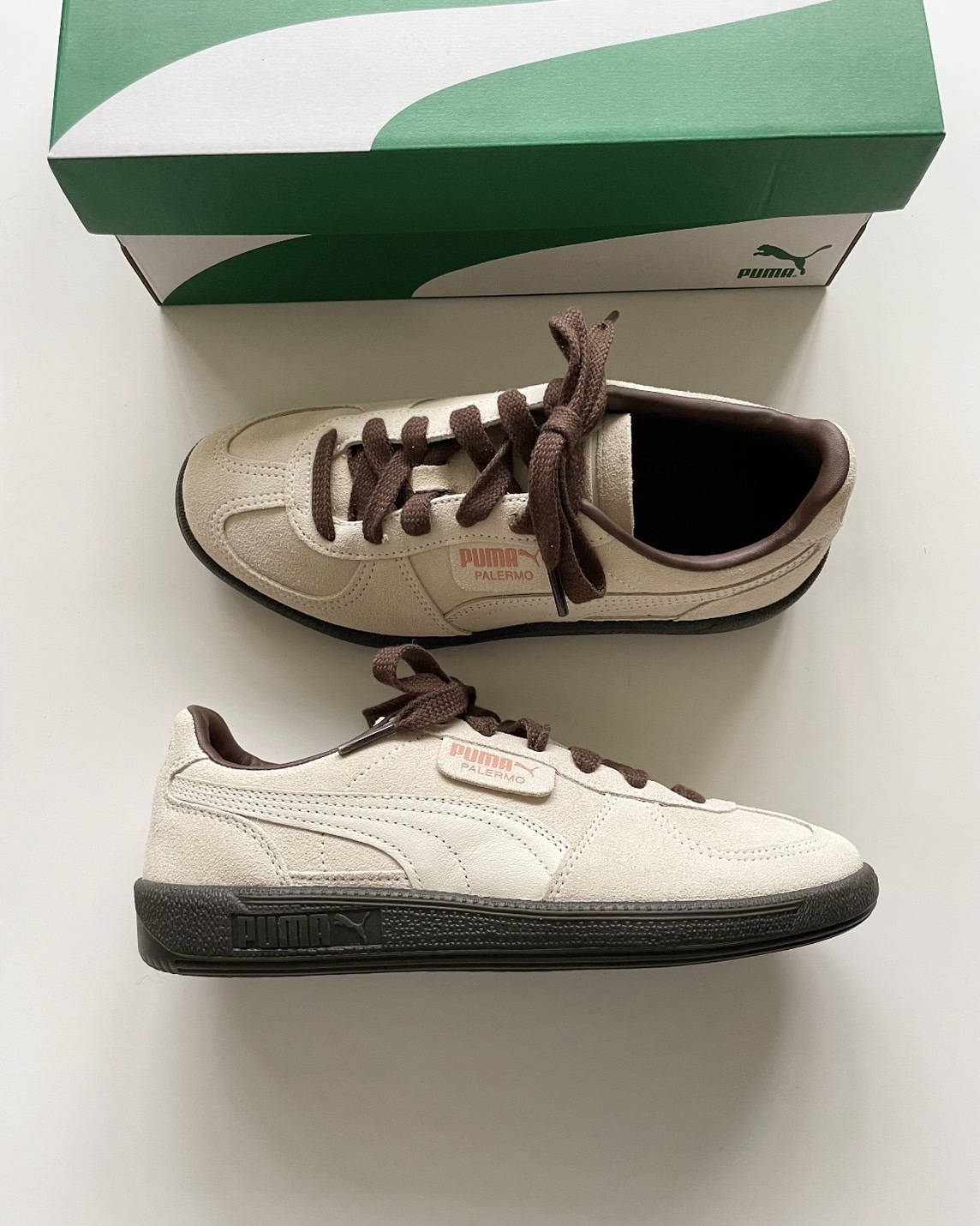 【現貨】Puma Palermo 麂皮 復古 焦糖底  焦糖奶咖