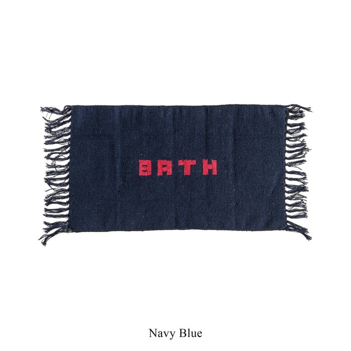 PUEBCO Handloomed Recycle Yarn Bath Mat