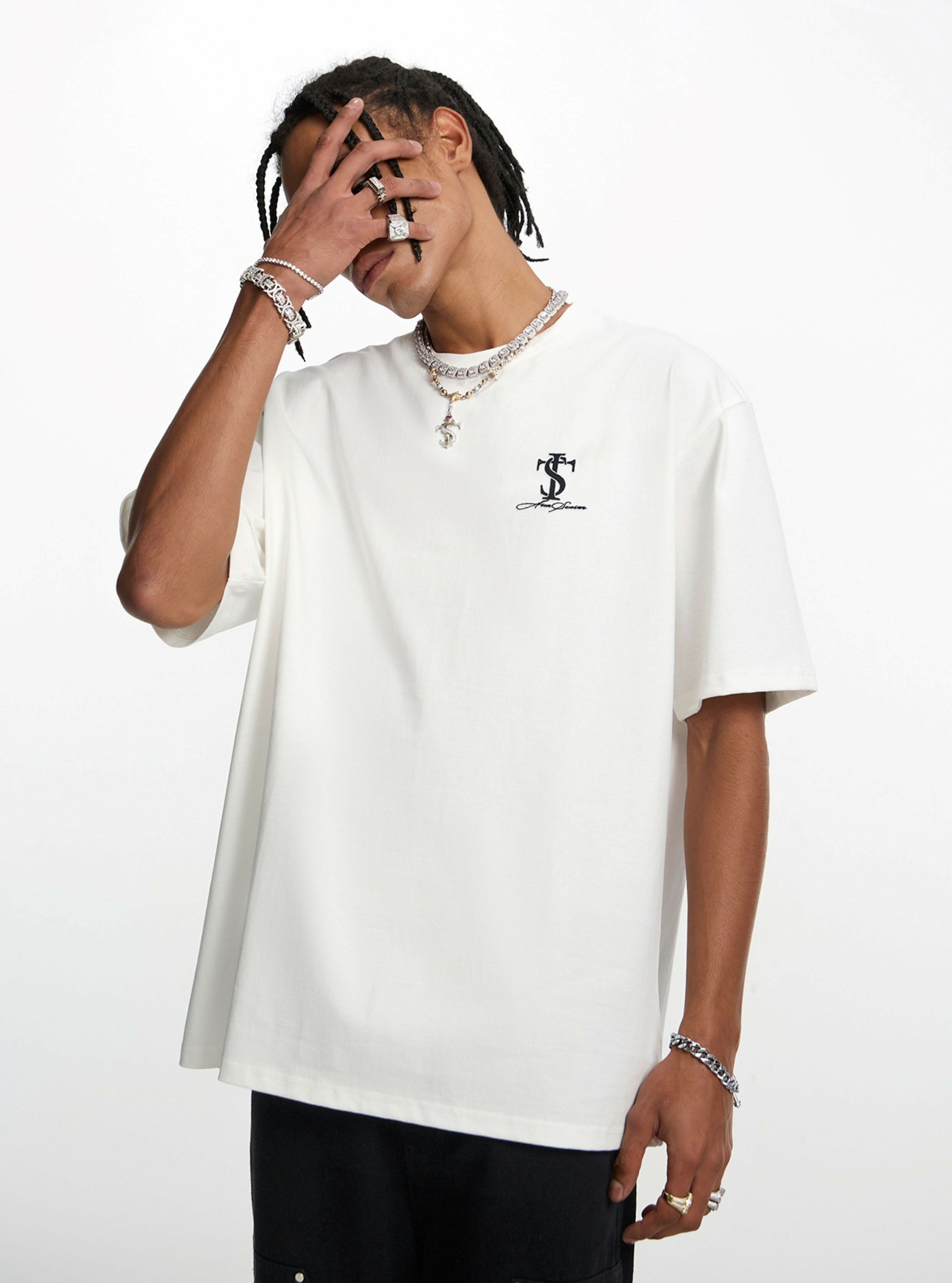 STK SmallTownKid 基礎刺繡小標 短袖 T