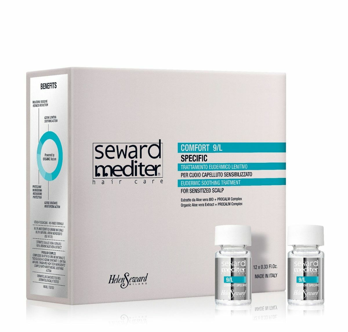 SM - COMFORT SPECIFIC TREATMENT 9L 12  x 10ml (EUDERMIC HYDRATING AND SOOTHING FOR SENSITIZED SCALP)