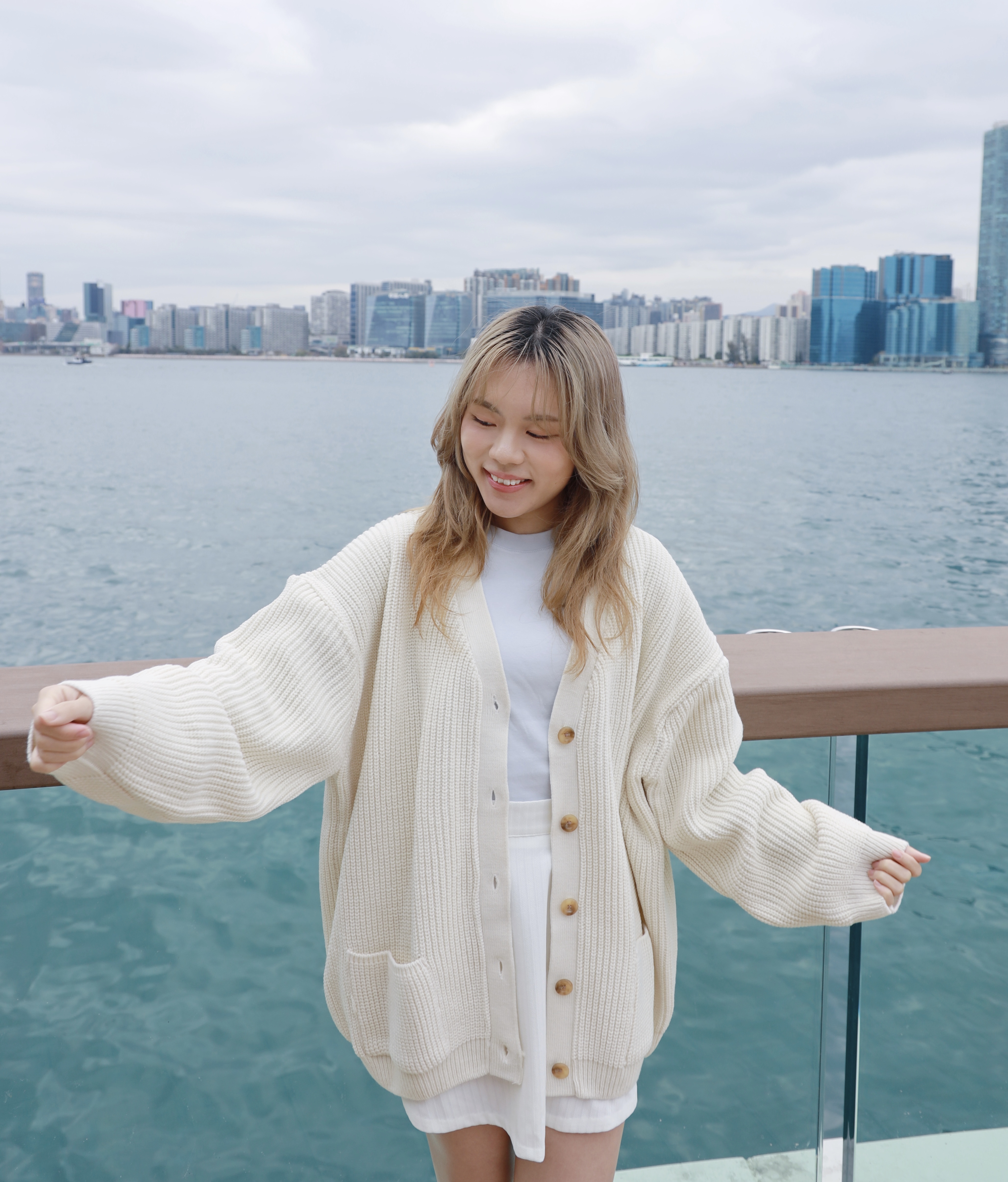 ||CA169|| 柔和包圍感針織口袋外套