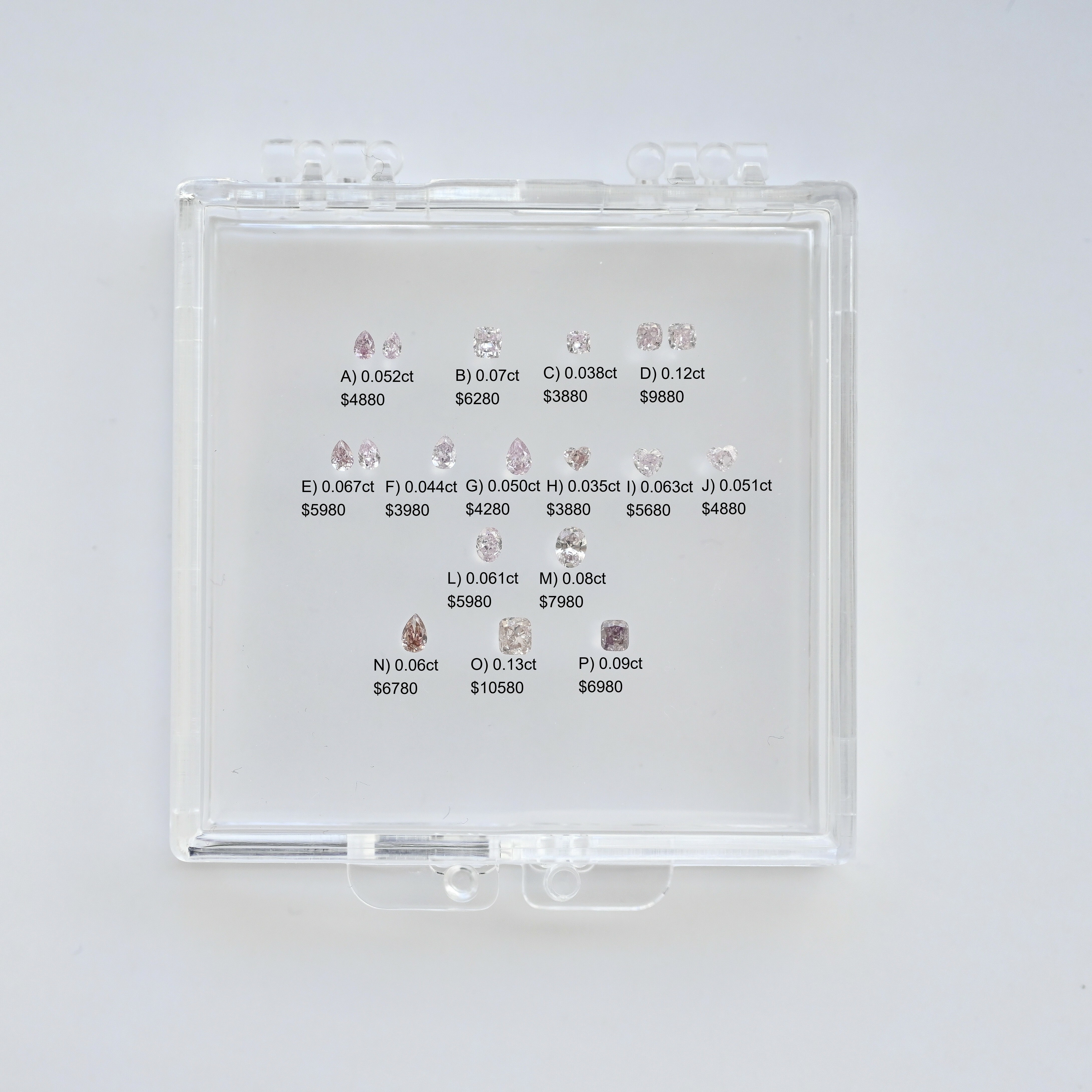 Pink Fancy Color Fancy Shape Loose Diamond