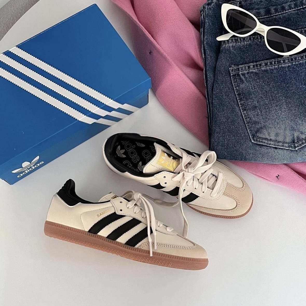 Adidas Originals Samba OG 煙燻拿鐵 奶茶色 焦糖底 復古 德訓鞋 ID0478