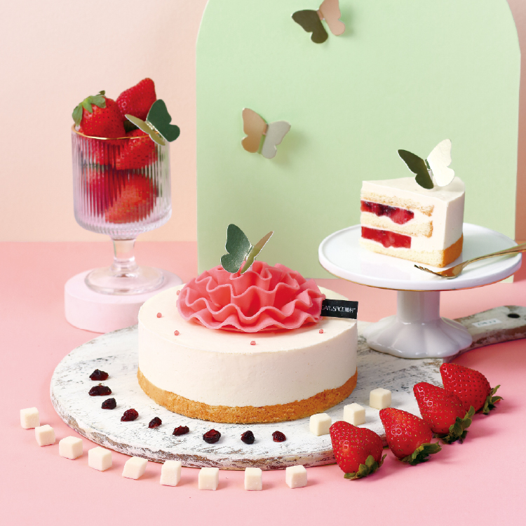 草莓乳酪蛋糕 (含運) - 糖村