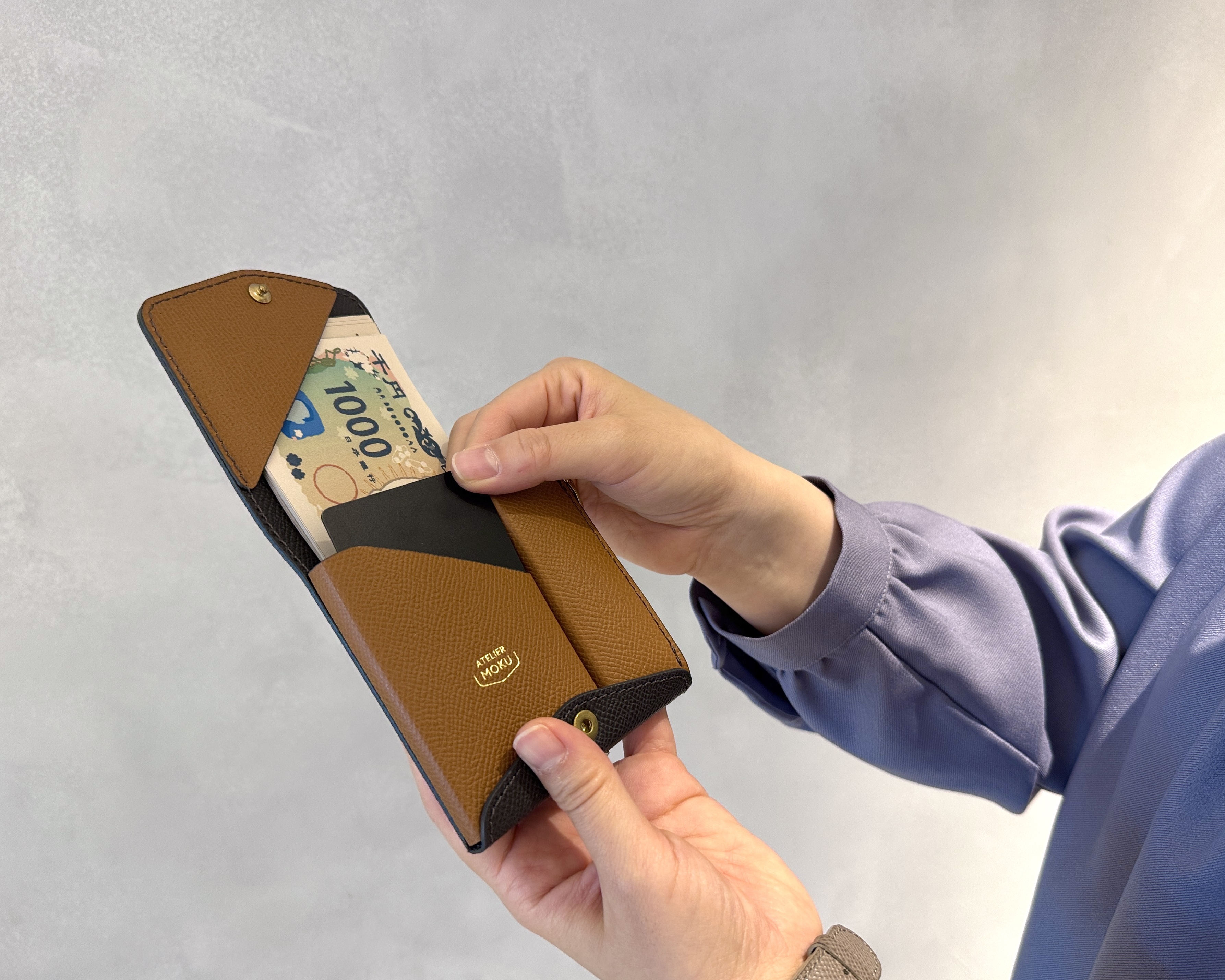 [ATELIER MOKU] 小而薄的皮夾 | SAKU ver.3 Plus Veau Epsom