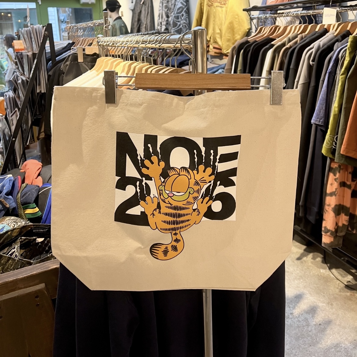 NOE 加菲貓 托特包 米