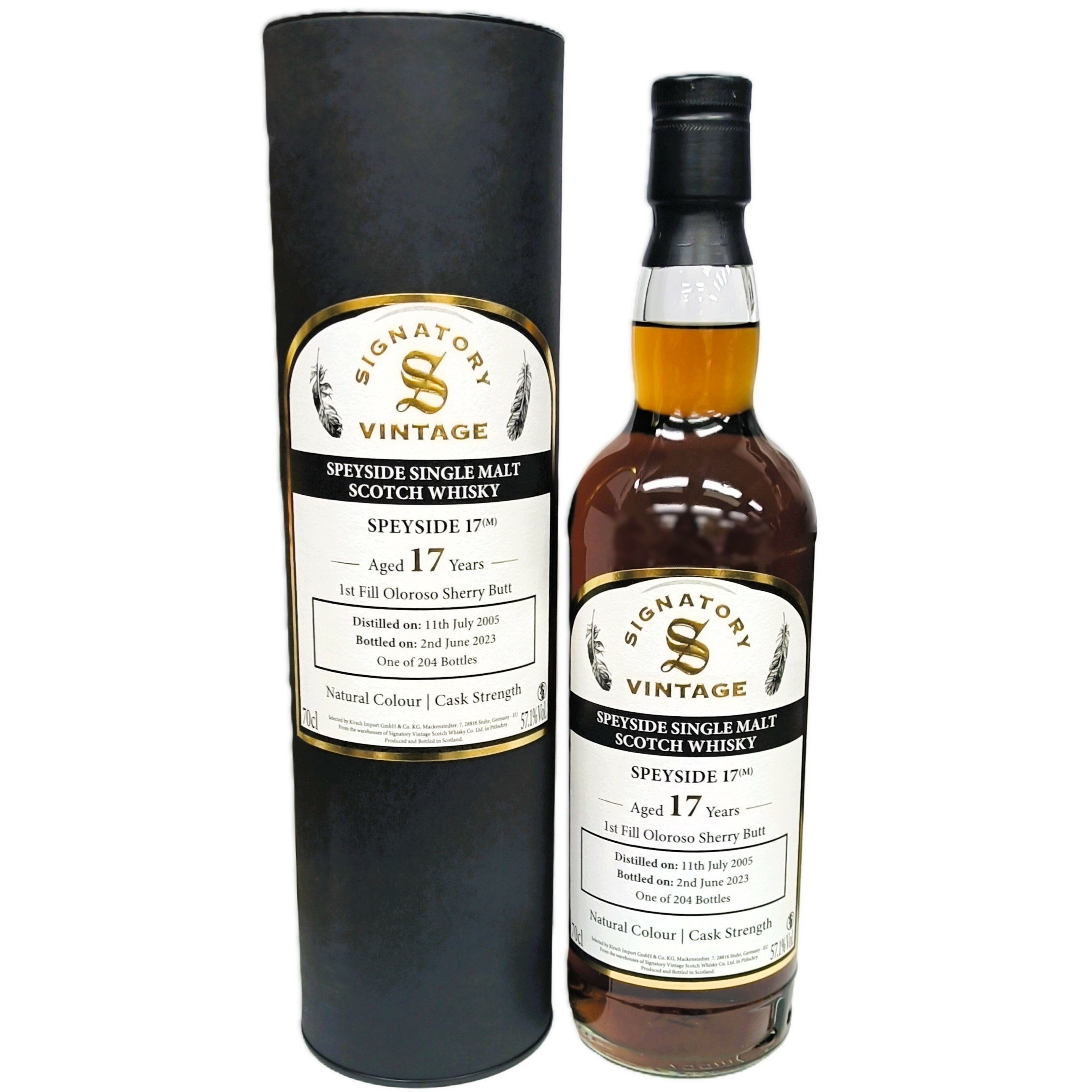Speyside (M) 17年 2005/2023 首次裝填雪莉巴特桶 Signatory Vintage 純麥芽蘇格蘭威士忌 700ml