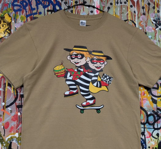 NOE 漢堡神偷 T  卡其色