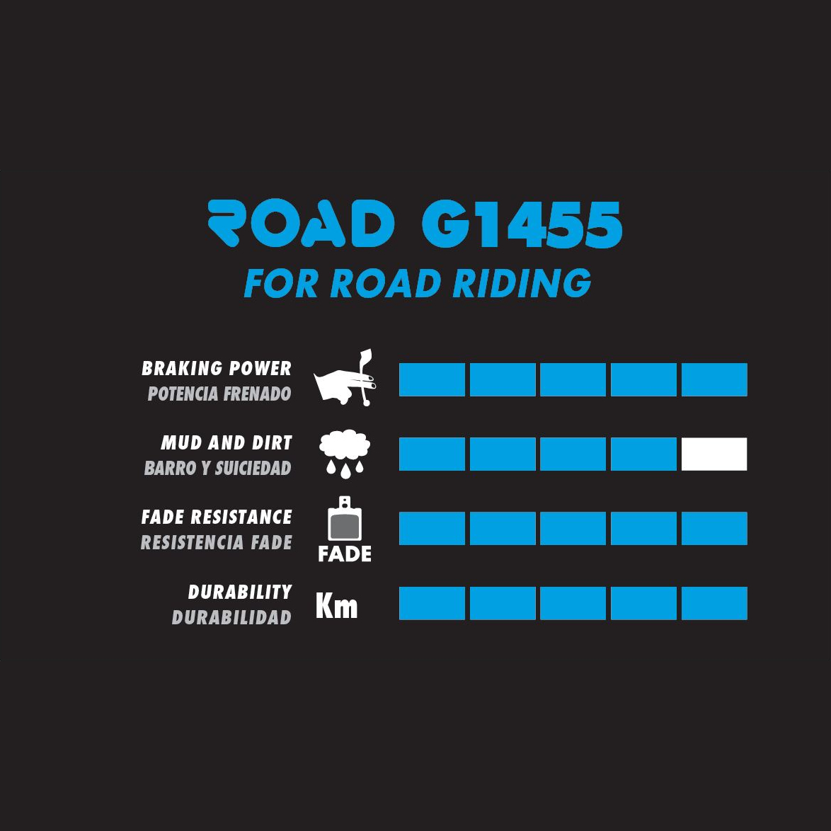 Galfer G1455 Road Disc Brake Pads