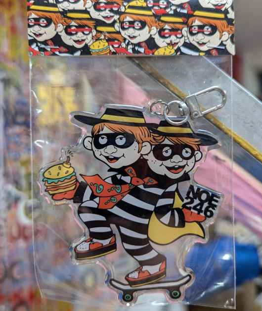 NOE 漢堡神偷 鑰匙圈 Keychain