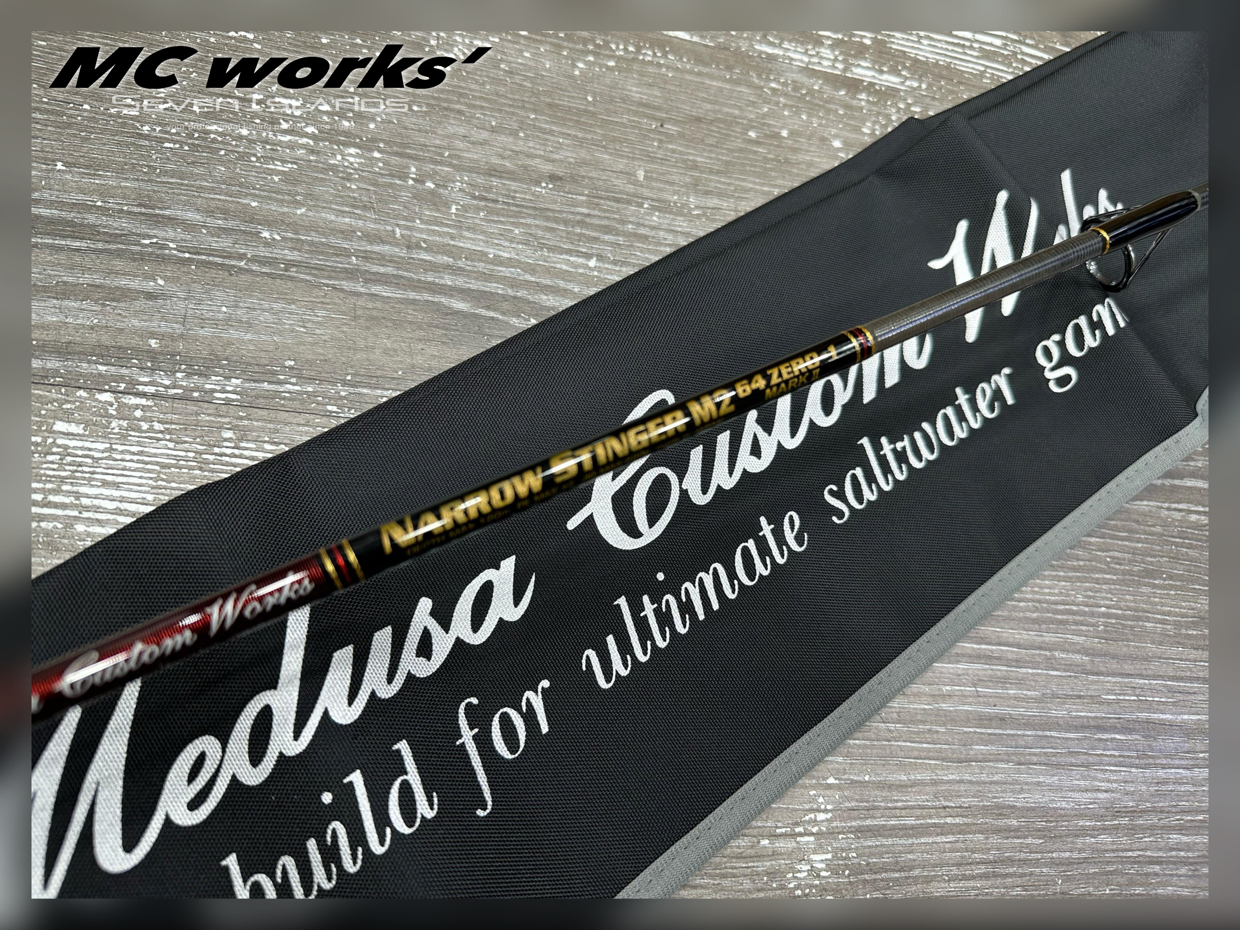 MC WORKS' Narrow Stinger M2 64Zero-1 SP Jigging Rod