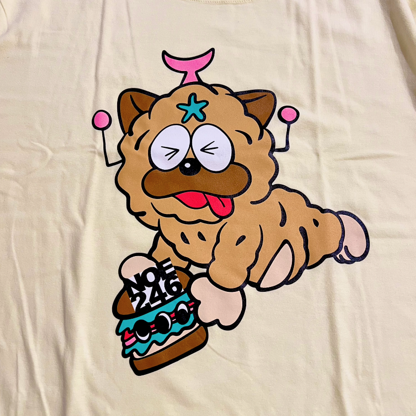 NOE 獅子丸 T 淡黃色