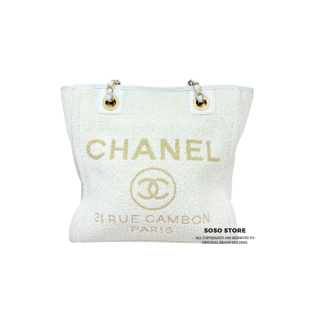 Chanel Deauville Bag - Beige / Ghw