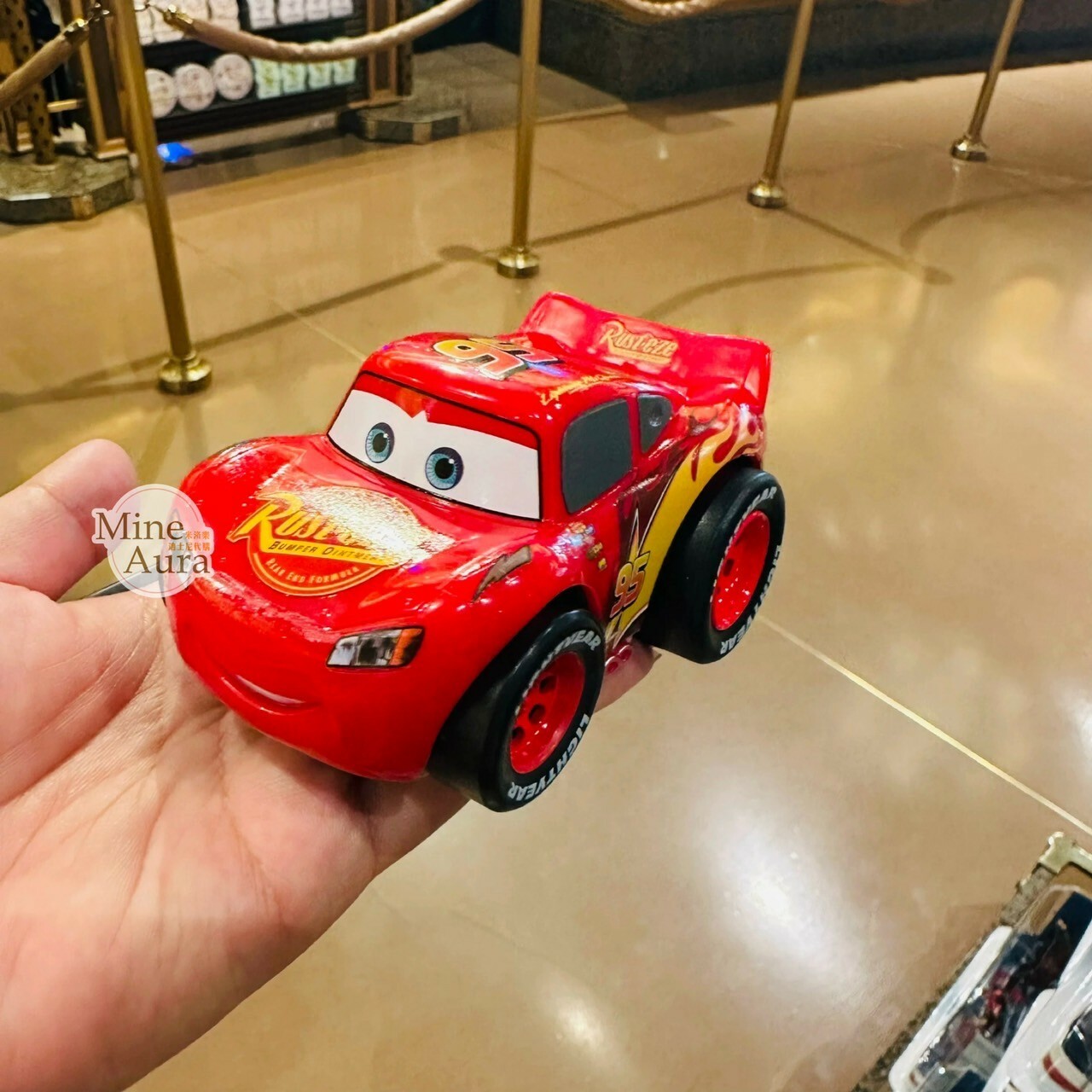 閃電麥坤 Lightning McQueen 拖線 Mater 造型 玩具 迴力車 汽車總動員 Cars -上海迪士尼樂園