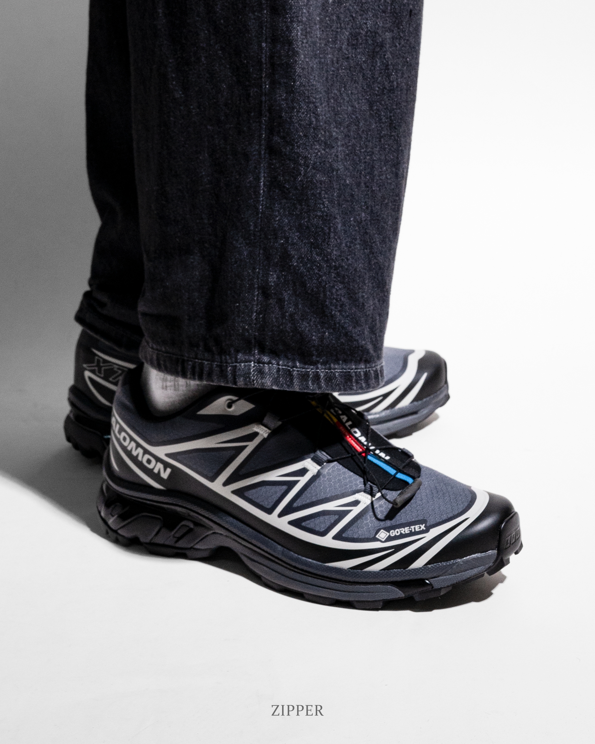 靴 SALOMON XT-6 Gore-Tex Black Ebon.y 25CM Salomon Tênis XT-6 Gore-Tex | Preto | FARFETCH BR