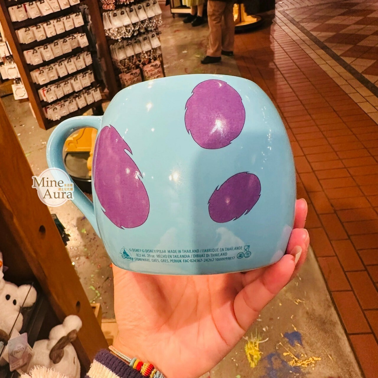 毛怪 蘇利文 Sullivan 大臉圖案 馬克杯 水杯 怪獸電力公司 Monsters, Inc. -上海迪士尼樂園