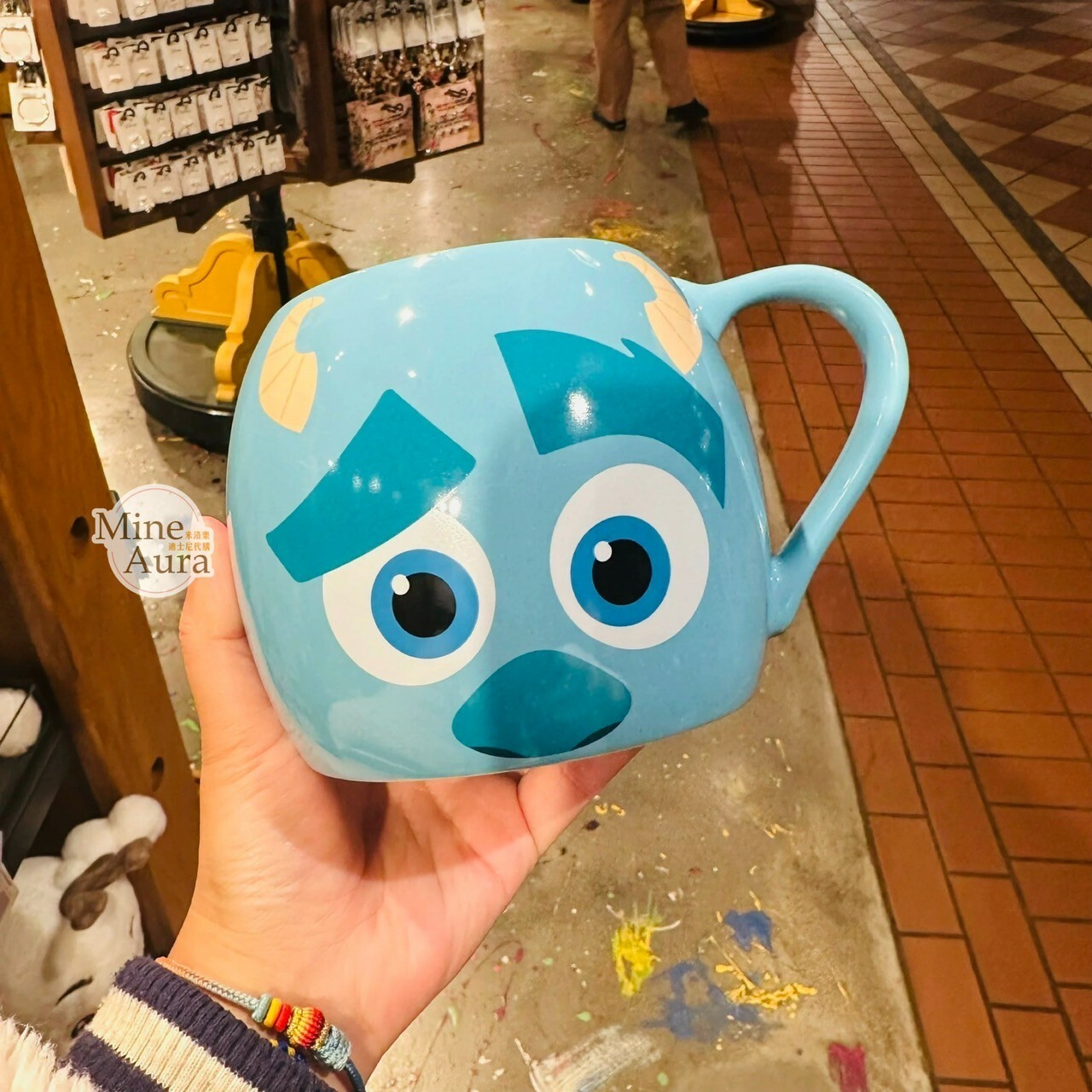 毛怪 蘇利文 Sullivan 大臉圖案 馬克杯 水杯 怪獸電力公司 Monsters, Inc. -上海迪士尼樂園