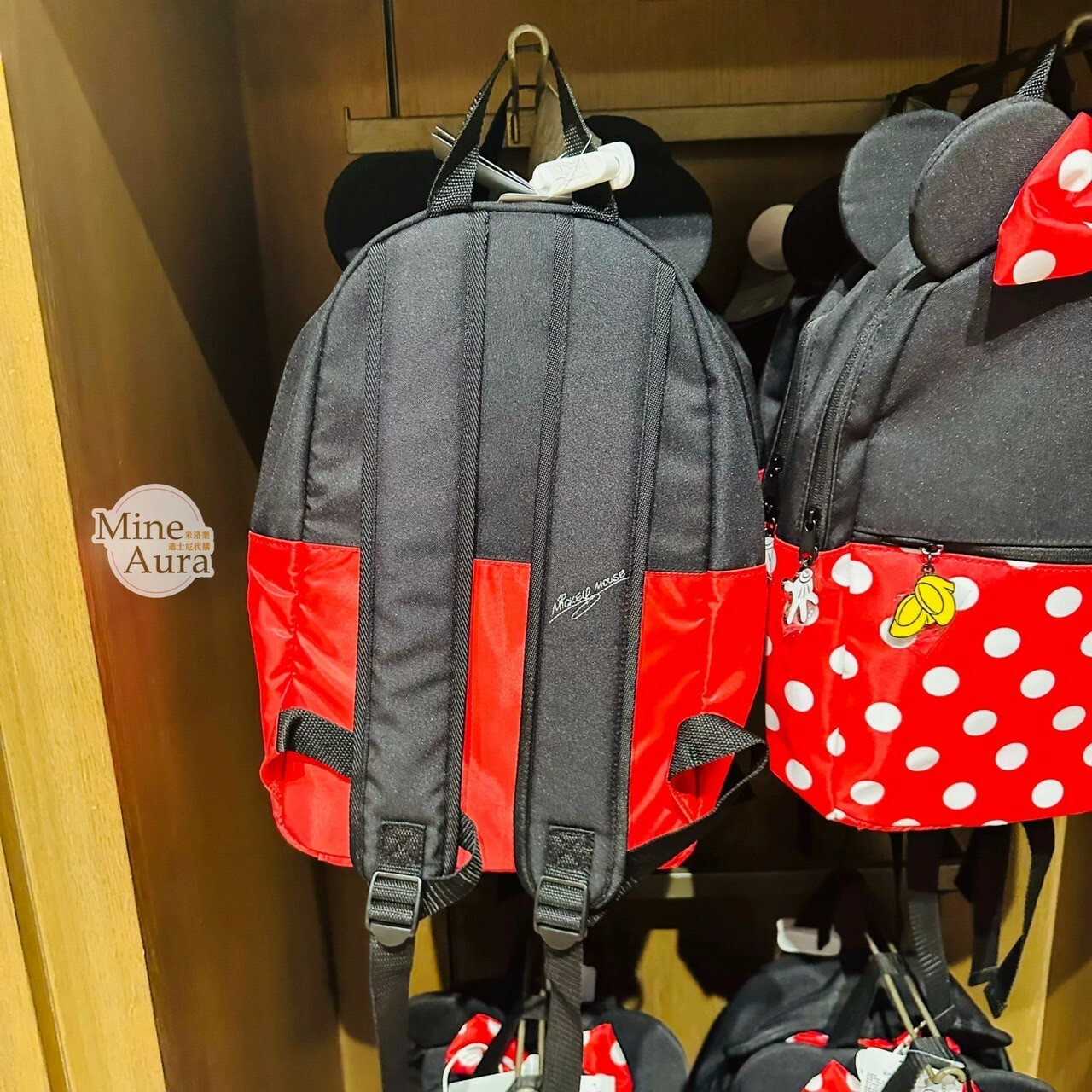 米奇 Mickey 經典配色 立體耳朵 造型 後背包 -上海迪士尼樂園